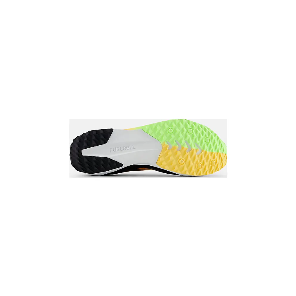 New Balance FuelCell XC7 v5 Black Bleached Lime Glo Hot Mango (UXCR7LB5)