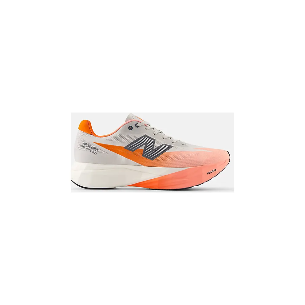 New Balance TCS NYC Marathon FuelCell SuperComp Elite v5 Grapefruit Grey Matter Poppy (MRCELNY5)