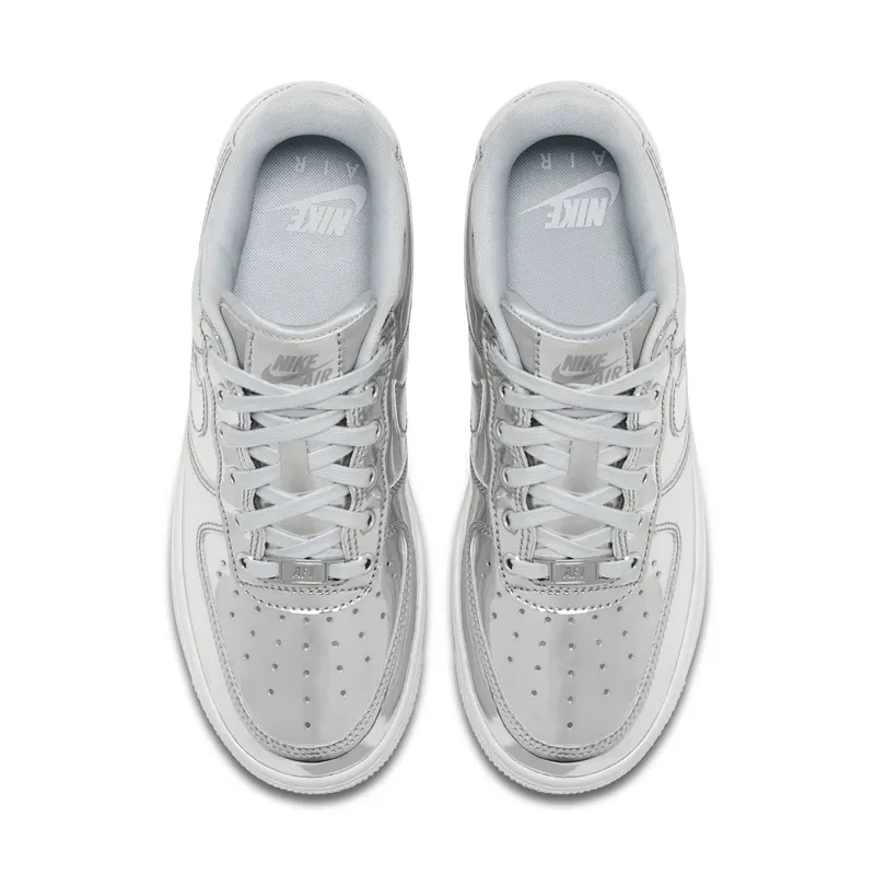 Nike Air Force 1 Low Metallic Chrome (W) Chrome/White-Metallic Silver (CQ6566-001)