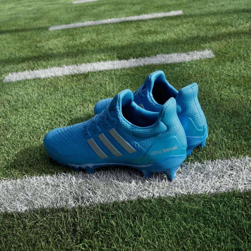 adidas Ultra Boost Football Cleats Solar Blue Silver Metallic (JP7412)