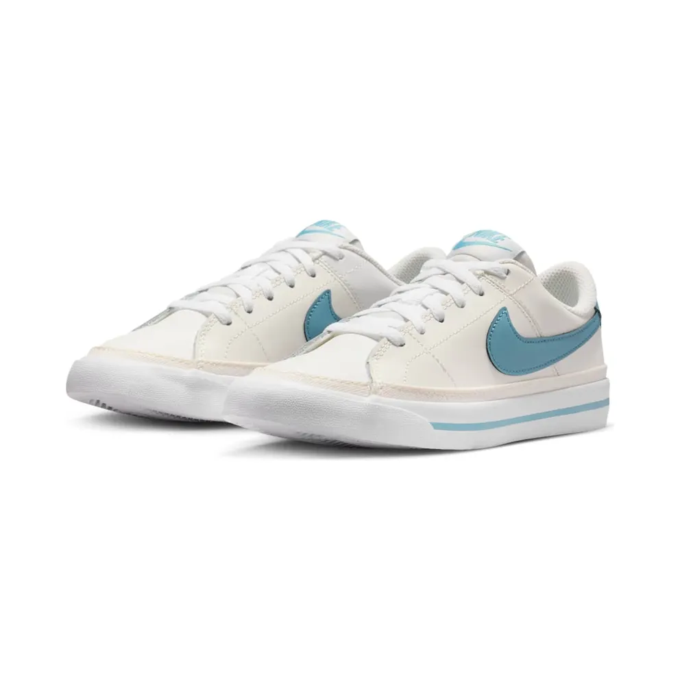 Nike Court Legacy Sail White Denim Turquoise (DA5380-133)