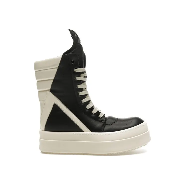 Rick Owens Porterville Mega Geobasket Black Milk (RU02D6855LCO-911)