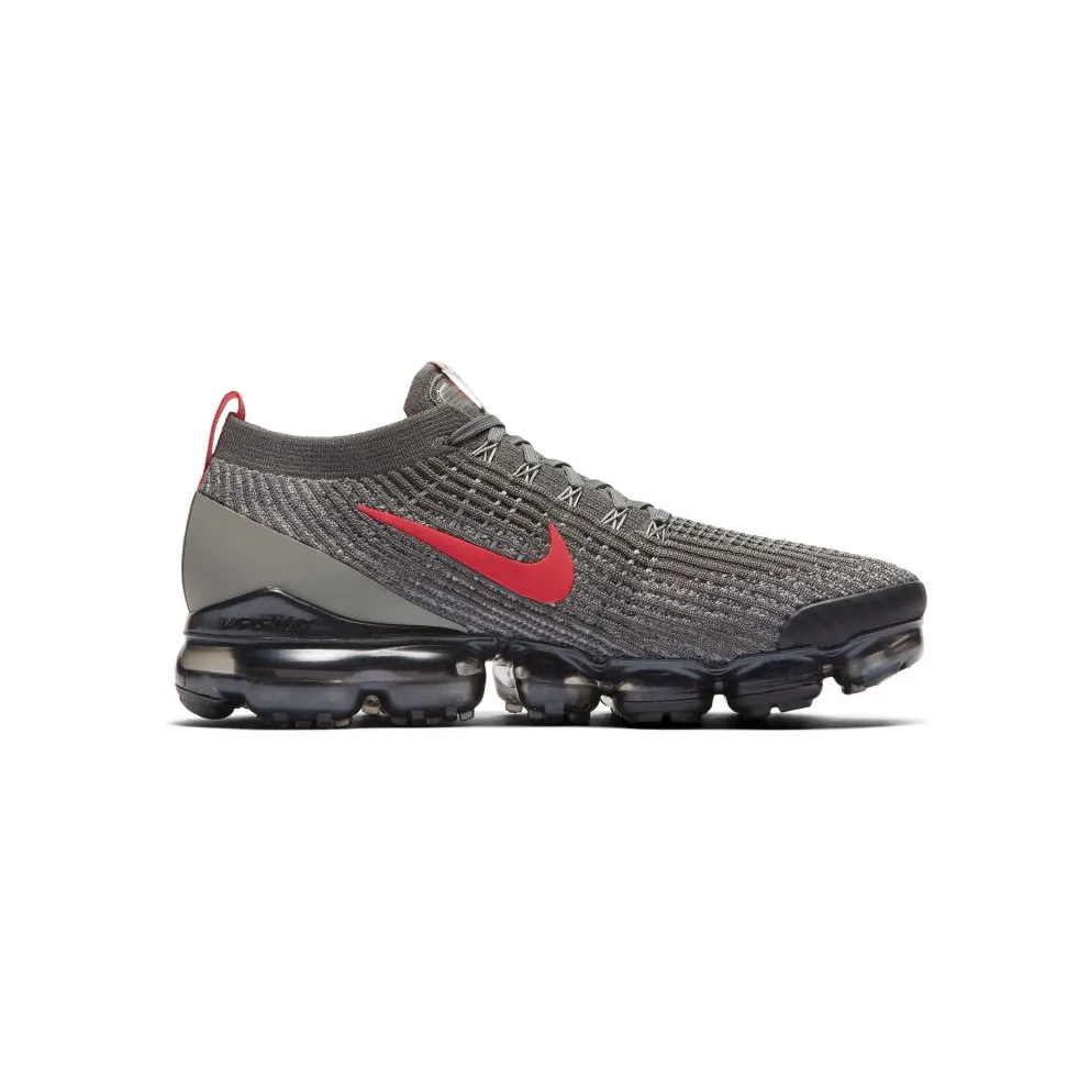 Nike Air VaporMax Flyknit 3 Grey Track Red Iron Grey/Particle Grey-Anthracite-Track Red (CT1270-001)