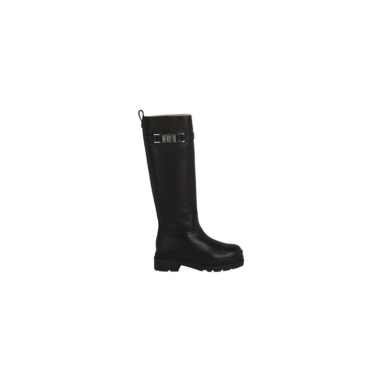Ferragamo Ryder F Knee-High Boots Black (01D654-753979)