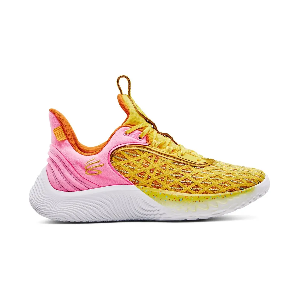 Under Armour Basketball Shoes Grade School Curry Flow 9 Yellow (3024249-702)