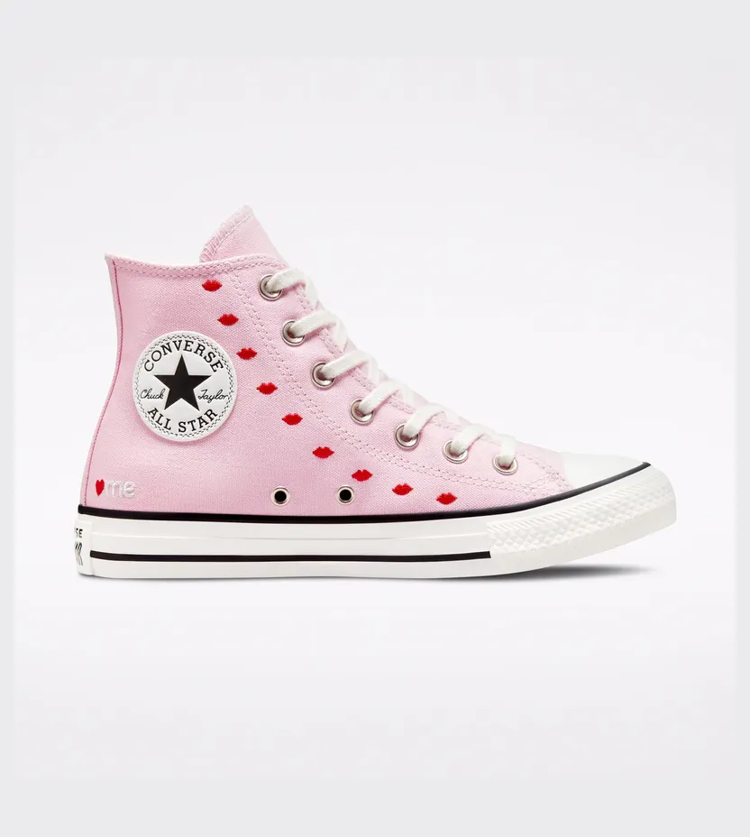 Converse Chuck Taylor All Star Embroidered Lips Cherry Blossom/wit (A01603C)