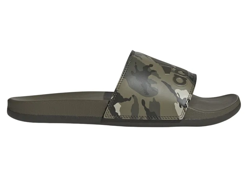 adidas Adilette Comfort Slides Olive Strata Shadow Olive Putty Grey (IG1123)