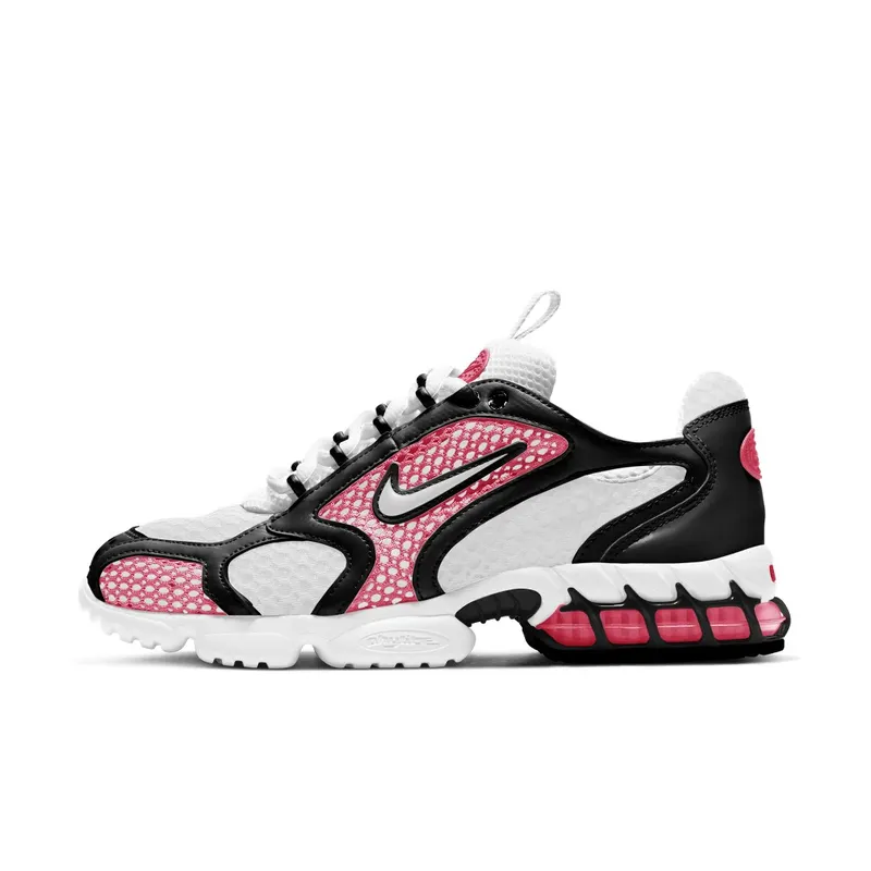 Nike Air Zoom Spiridon Cage 2 Flash Crimson (W) White/White-Flash Crimson-Black (CD3613-101)