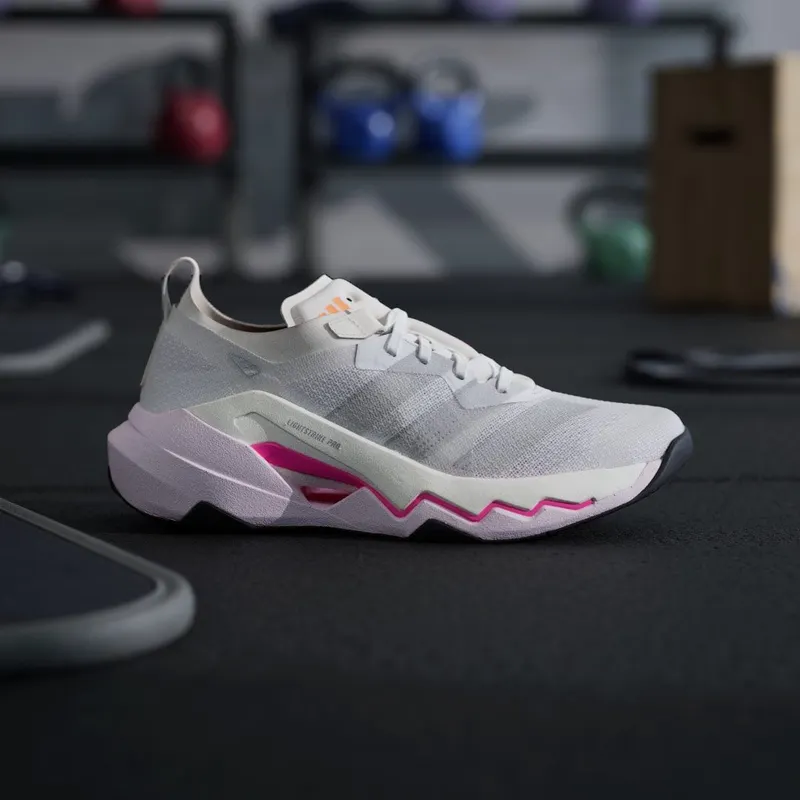 Adidas Rapidmove Pro Training Shoes Cloud White / Silver Metallic / Lucid Pink (JP8783)