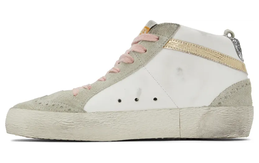 Golden Goose SSENSE Exclusive White & Gray Mid Star Classic Sneakers (GWF00122.F003241.11192) (3)