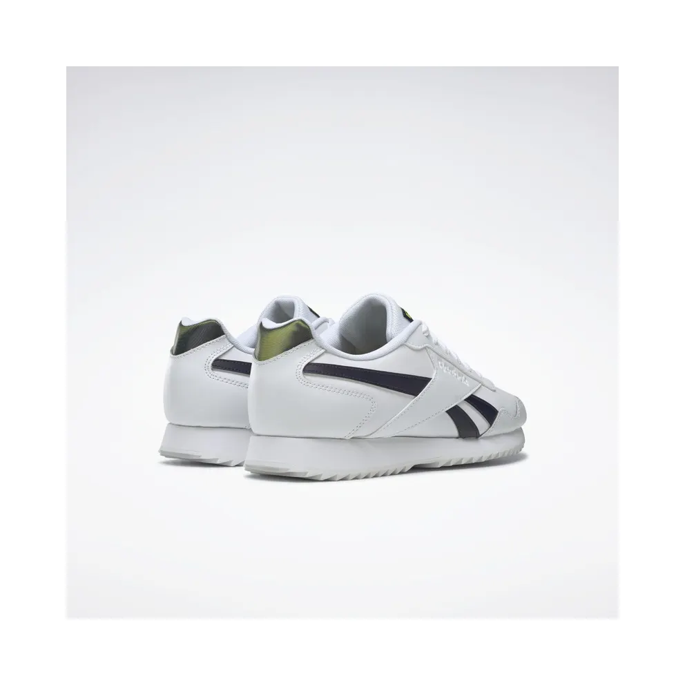Reebok Royal Glide Ripple Cloud White / Vector Navy / Acid Yellow