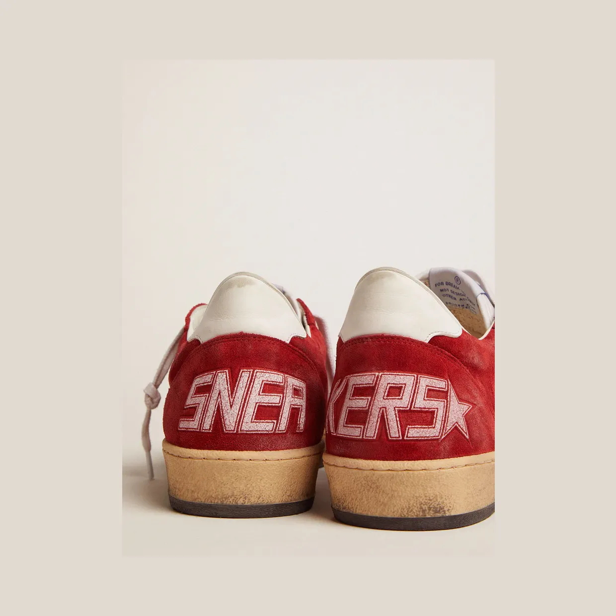 Golden Goose Red Ball Star Low-Top Sneakers (GMF00117.F002588.40410) (4)