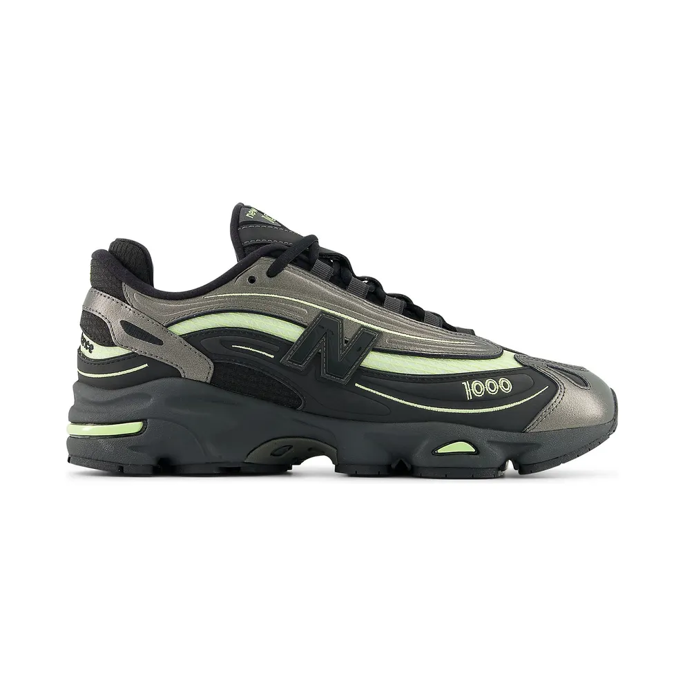 New Balance 1000 Black Metallic Dry Lime