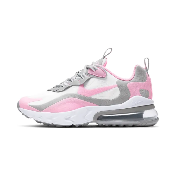 Nike Air Max 270 React – Wit “White / Light Smoke Grey / Metallic Silver / Pink” (BQ0103-104)