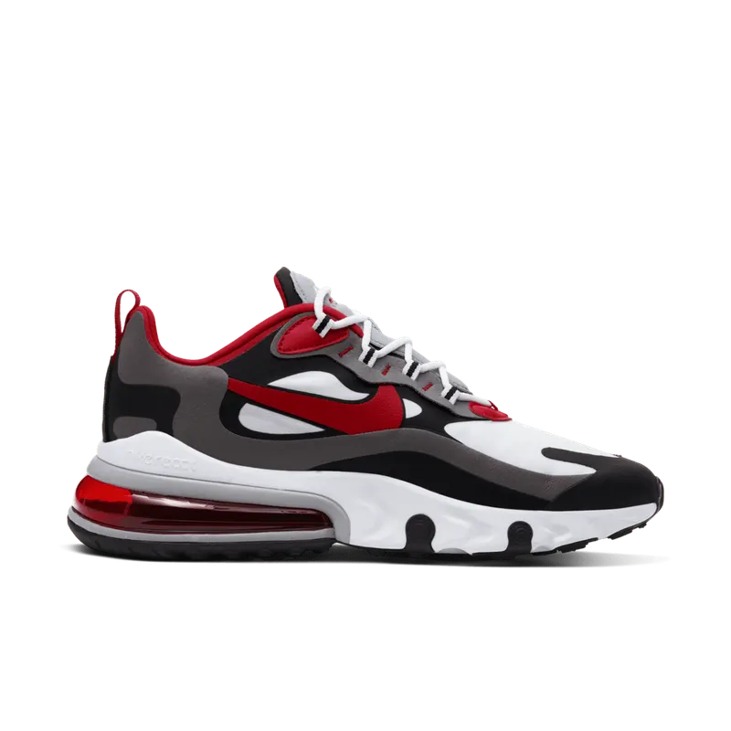 Nike Air Max 270 React Black Iron Grey University Red Black/White-Iron Grey-University Red (CI3866-002)