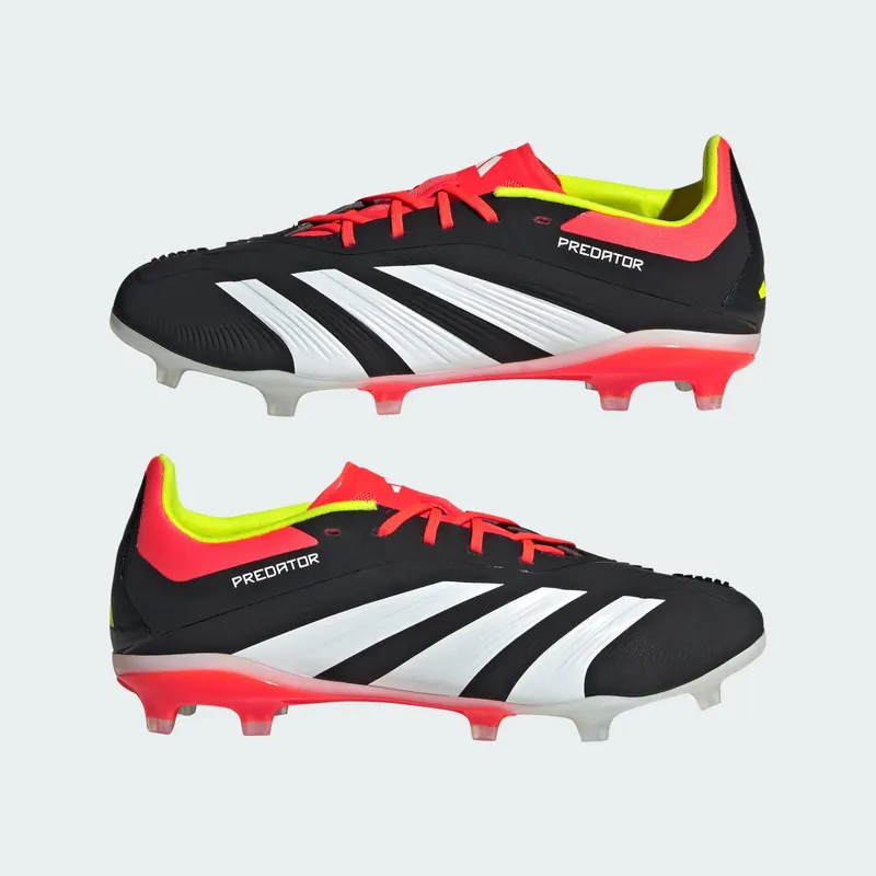 adidas Predator 24 Elite FG Core Black Cloud White Solar Red (IG7746)