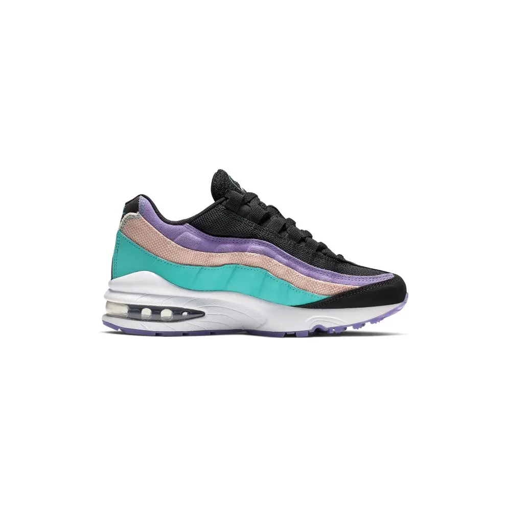 Nike Air Max 95 Have a Day (GS) Black/White-Hyper Jade-Bleached Coral (CI5645-001)