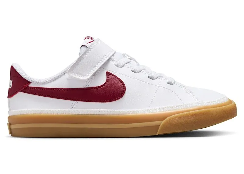 Nike Court Legacy White Gum Yellow Team Red (DA5381-132)