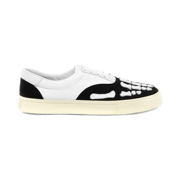 AMIRI Skel Toe Lace Up Black White (Y0F22274CL-BLW)
