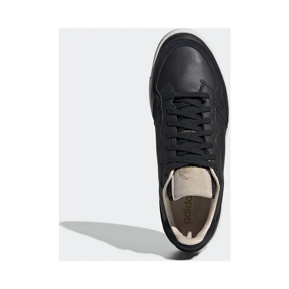 adidas Supercourt Core Black Crystal White Core Black/Core Black/Crystal White (EF9189)