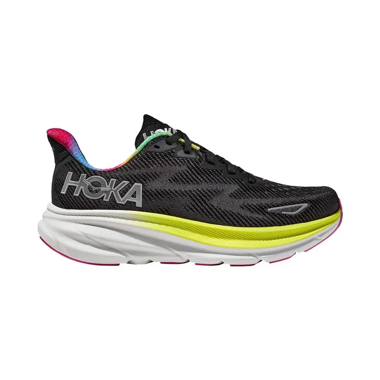 Hoka One Clifton 9 Black All Aboard Multi-Color (1127895-BAAB)