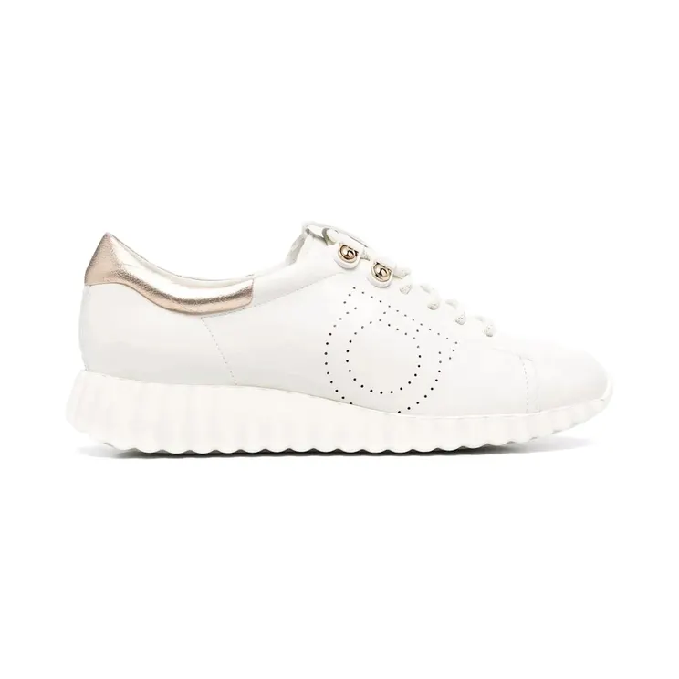 Ferragamo Gancini Low-Top Sneakers White (30186745911)