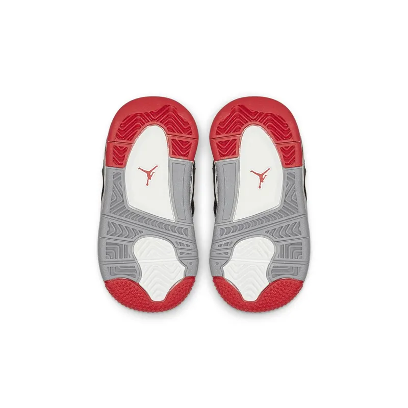 Jordan  4 Retro Bred 2019 (TD) Black/Fire Red-Cement Grey-Summit White (BQ7670-060)