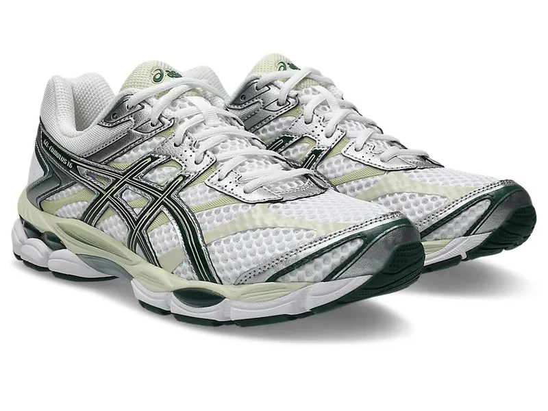 ASICS GEL-CUMULUS 16 “White / Forest Night” (1203A733-105)
