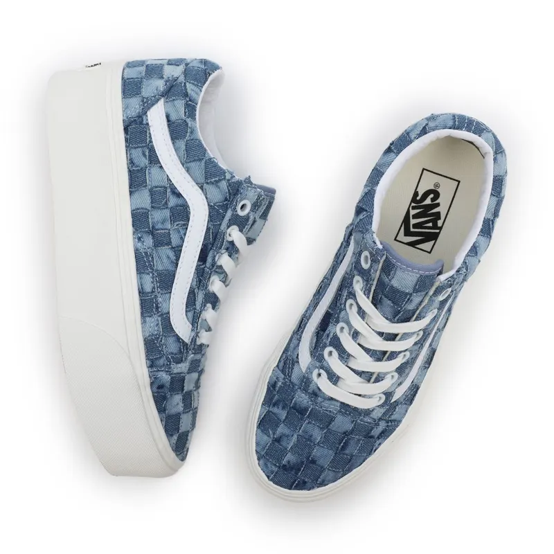 VANS Geweven Old Skool Stackform Shoes Blue (VN0A7Q5MB6A)