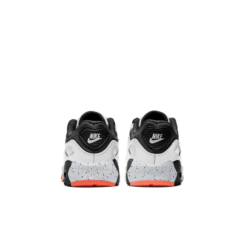 Nike Air Max 90 White Black Orange (TD) (CD6868-110)