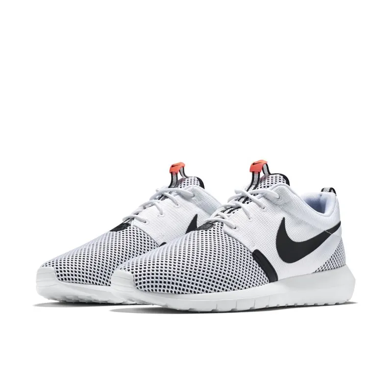 Nike Roshe Run Breeze White Black White/White-Black-Hot Lava (644425-100)
