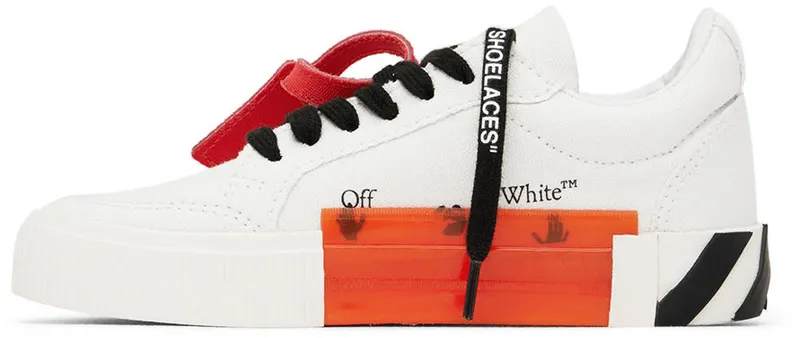 Off-White Kids White & Black Monsters Vulcanized (OGIA001S22FAB0020110)