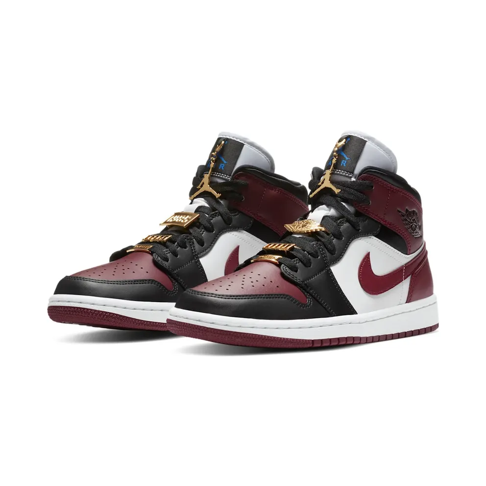 Jordan 1 Mid SE Black Dark Beetroot (W) Black/Dark Beetroot-White (CZ4385-016)