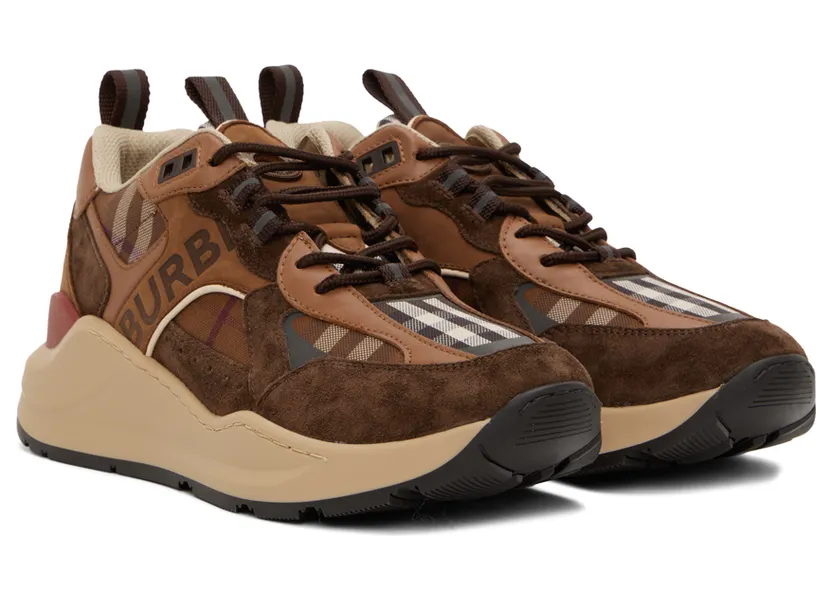 Burberry Tan Sean Sneakers (8059256) (4)