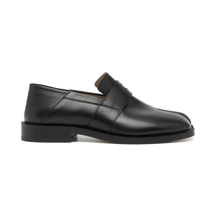 Maison Margiela Tabi Penny Loafters Foldable Back Slip On Black (S39WR0021 P4165 T8013)