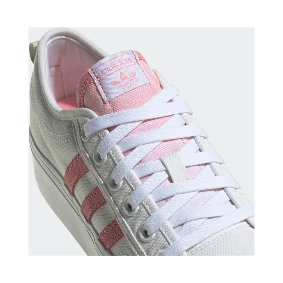Adidas Nizza Platform Cloud White / Super Pop / Core Black (FZ6188)