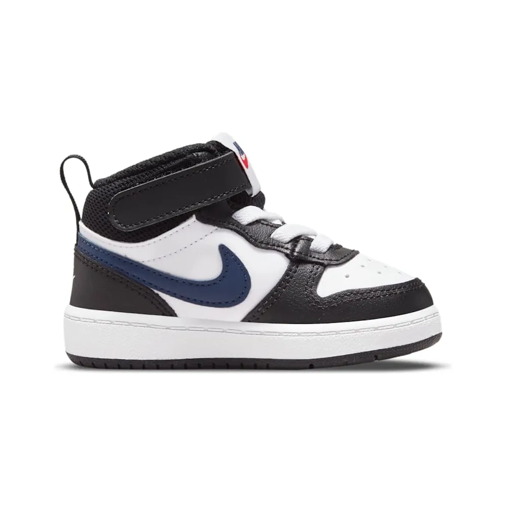 Nike Court Borough Mid 2 White Black University Red (DO5894-161)