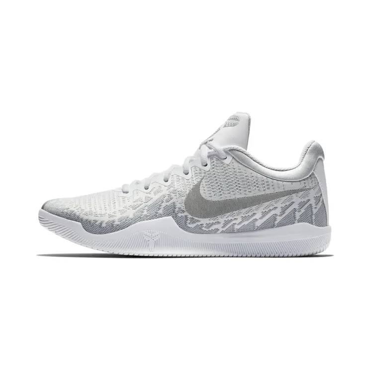 Nike Mamba Rage “White / Pure Platinum / Wolf Grey / Black” (908972-100)