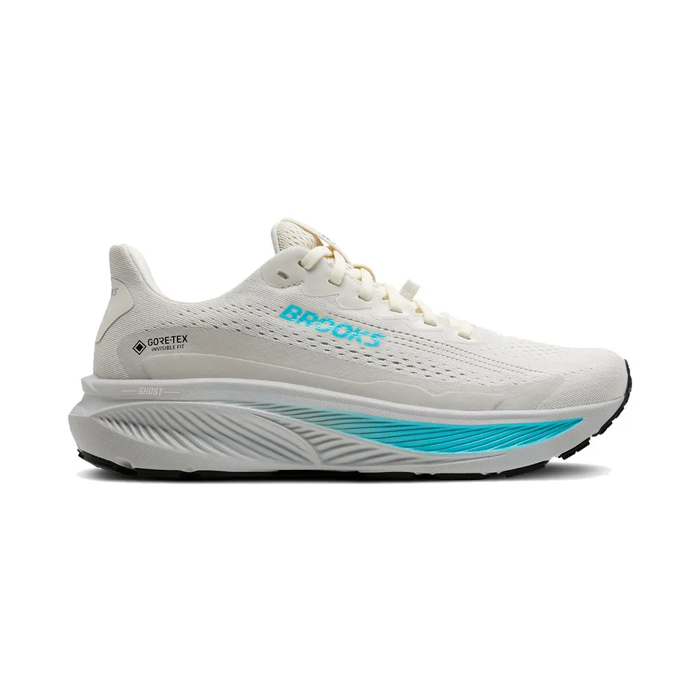Brooks Ghost 17 GTX W Vrouwen Coconut / Oyster / Blue