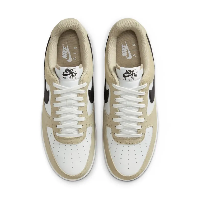 Nike Air Force 1 Low ’07 LV8 “White Desert Khaki Black” (IU7546-121)