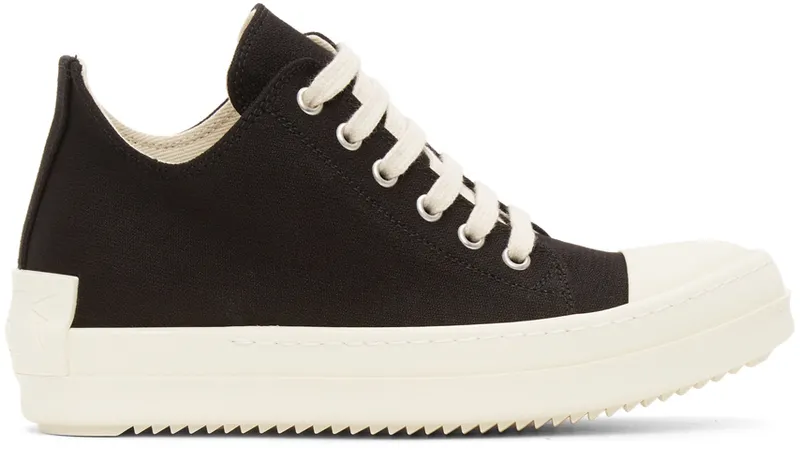 Rick Owens Drkshdw Black License Plate Low (DU21S2802 TNAPH2)