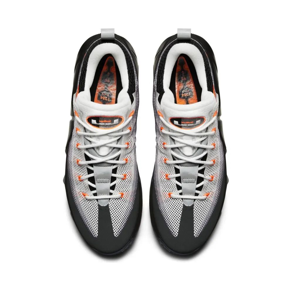 Nike Air Max 95 LeBron 12 Low Wolf Grey/White-Team Orange-Black (812560-081)