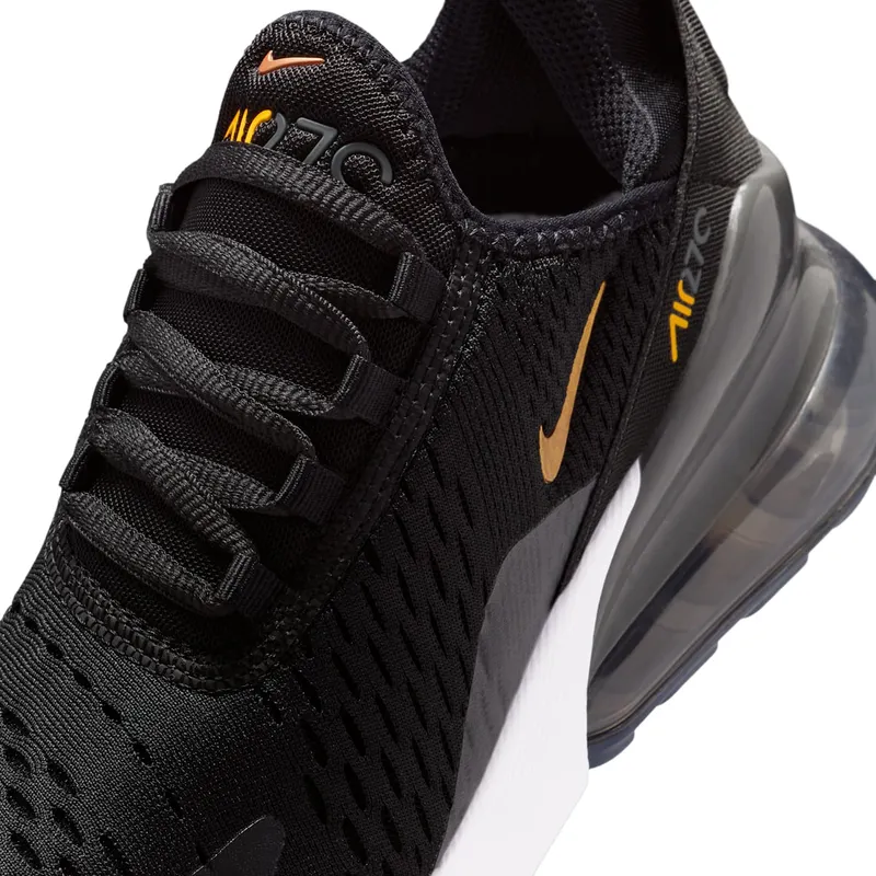 Nike Air Max 270 Black/Laser Orange/Iron Grey/Metallic Copper (943345-045)