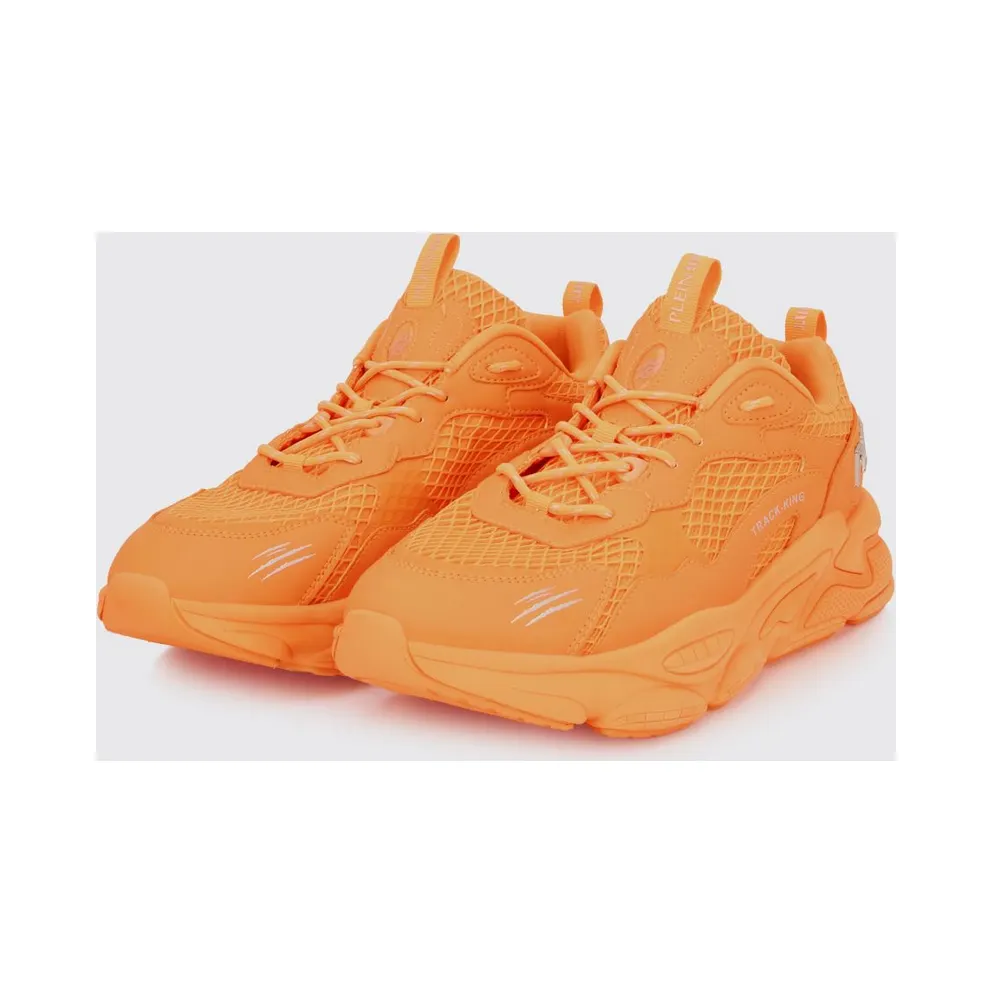 Plein Sport Track-King Leather And Mesh Orange (FAESUSC0800STE003N86)