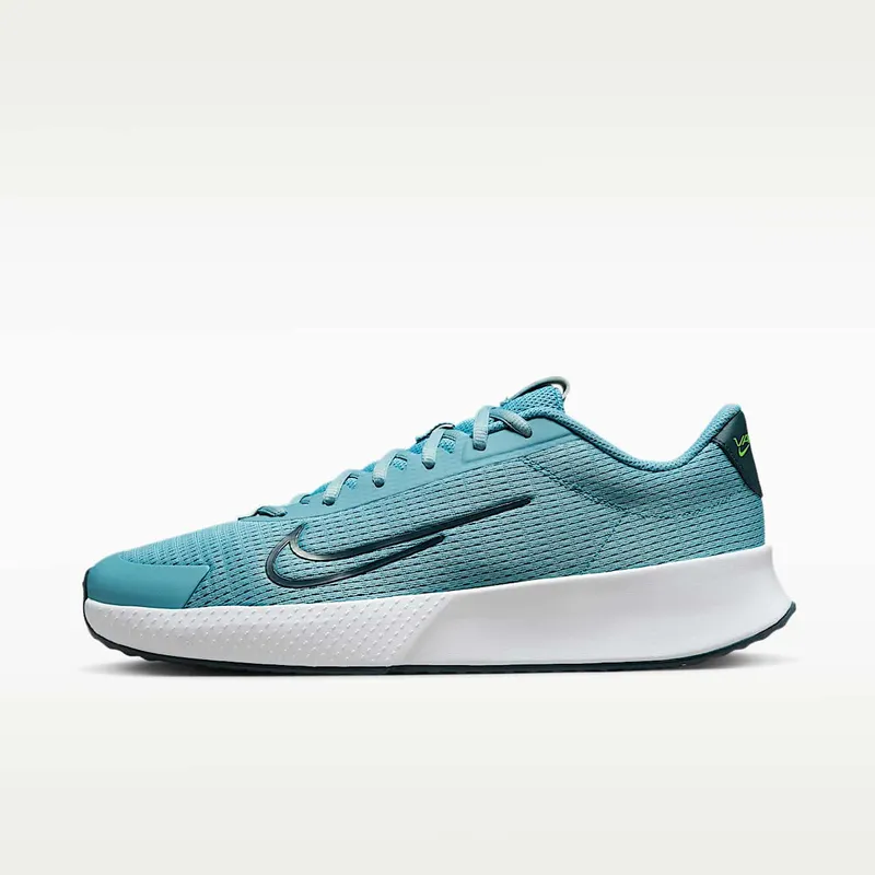 Nike Court Vapor Lite 2 HC Denim Turquoise Volt Armory Navy (DV2018-401)