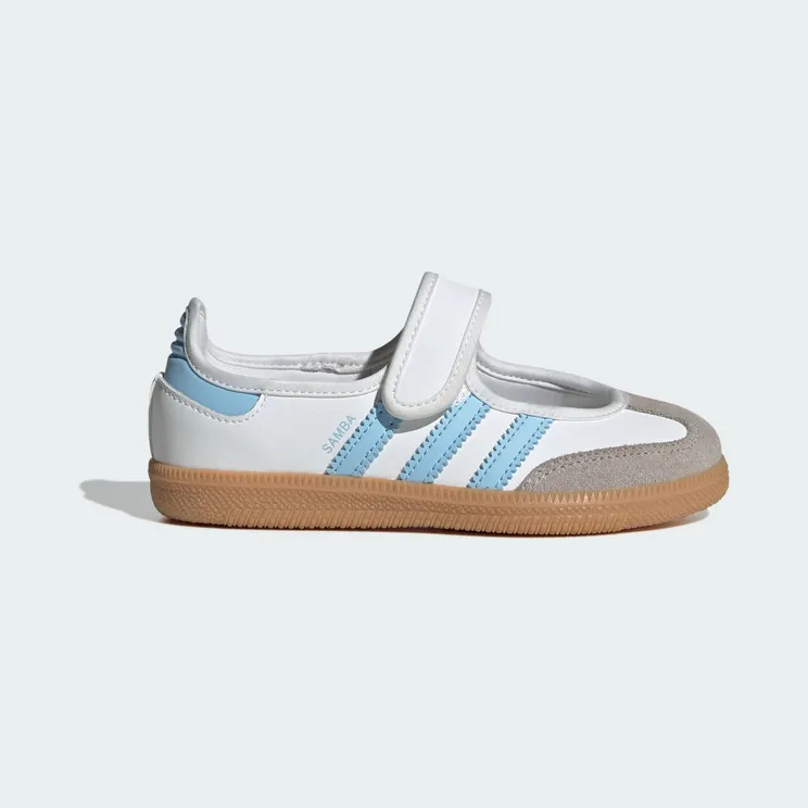 Adidas Samba Jane Cloud White / Clear Sky / Gum (JQ9305)