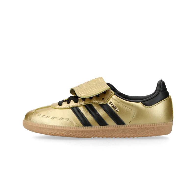 adidas Samba LT W “Gold Metallic” (gold / black / gum) – JH5708