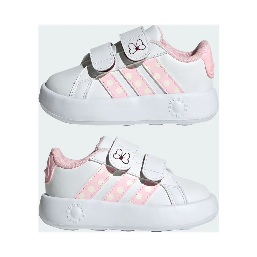 Adidas adidas x Disney Minnie Mouse Grand Court Kids Cloud White / Clear Pink / Chalk White (JR8130)