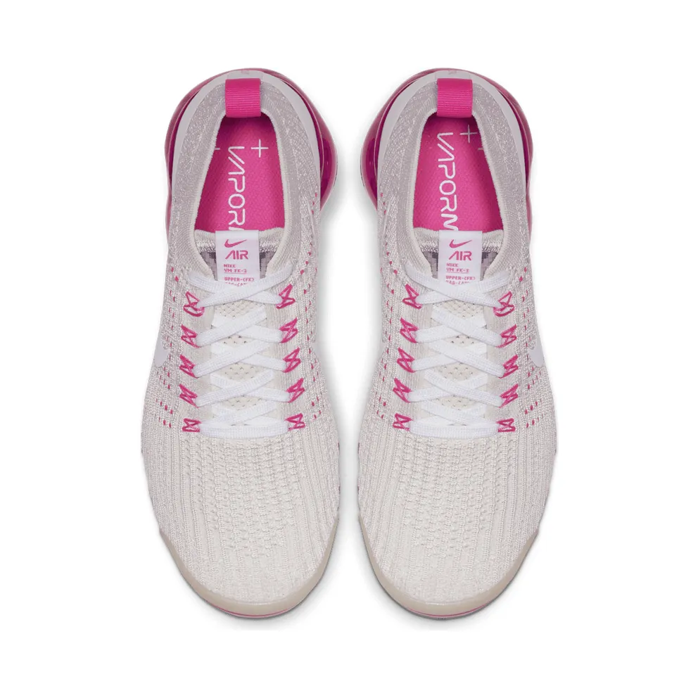 Nike Air VaporMax Flyknit 3 Phantom Laser Fuchsia (W) Phantom/White-Laser Fuchsia-Pink Rise (AJ6910-005)