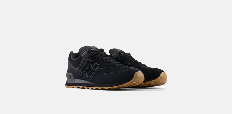 New Balance 574 Black Gum (U574NBB)